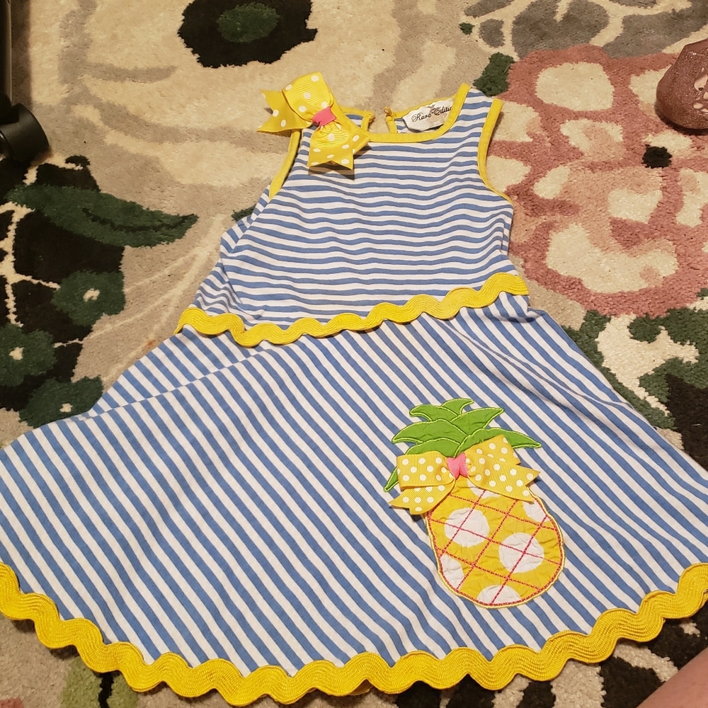 Rare Editions pineapple dress